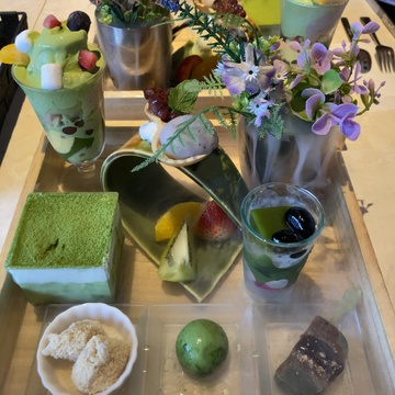 京都で焼き窯抹茶スイーツ　抹茶玉手箱～