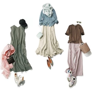 初夏から晩夏まで欠かせない主役！E by éclatの【リネンアイテム】一押し3コーディネート