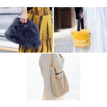 【エクラ華組SNAP】おしゃれマダム注目！ 冬のバッグは“癒し系ふわもこ”で