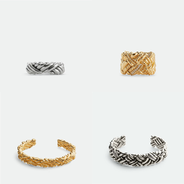 【eclat’s pick up】ボッテガ・ヴェネタの新作リングとブレスレットで、50代の手元のおしゃれをレベルアップ！