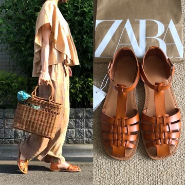 ZARA KIDSのグルカサンダル★2コーデ