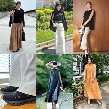 黒を軽やかに着こなすアイデア豊富！50代女性のリアル黒コーデ【人気記事週間ランキングTOP10】