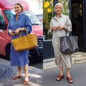 【パリのおしゃれマダムSNAP】 おしゃれな小物合わせで「シャツワンピース」を歯切れよく