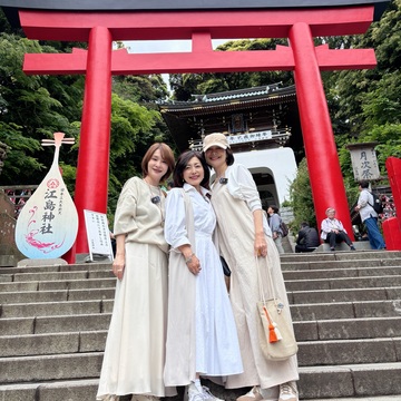 海風と、ひと休み。大人の江ノ島散歩♪