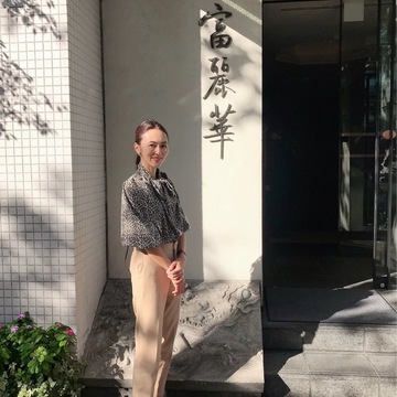 柄を取り入れた新ワントーンコーデ♪