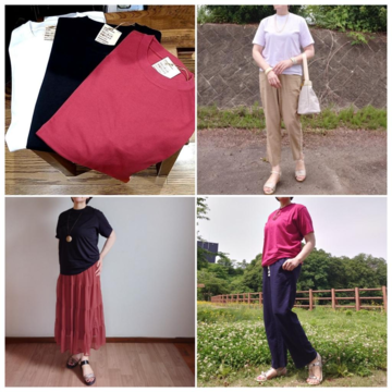 無印良品のメンズTシャツが活躍中👕