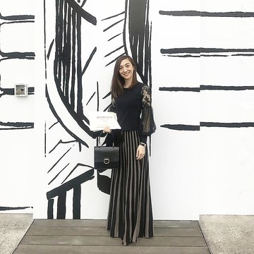 マキシスカートでラクして着映え！