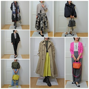 コーディネートで振り返る3月