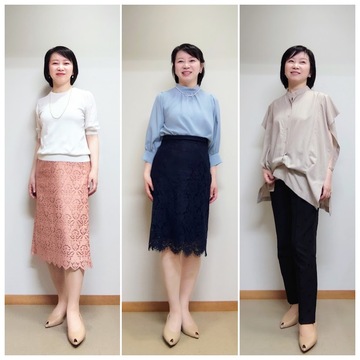 7月前半。アラフィフ秘書お仕事毎日服