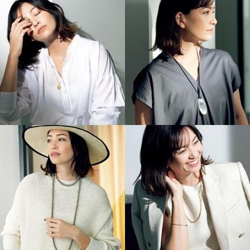 アラフィー女性にこそ身に着けて欲しい「旬のネックレス」一点投入で顔映えアップ