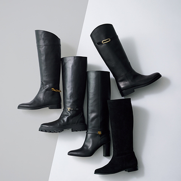 【黒のロングブーツ5選】今季買うなら美脚がかなう直線的な筒型を！