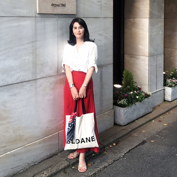 カジュアルすぎず上品に！エクラ華組の「スローンBLTバッグ」コーデ　五選