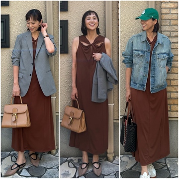 【H&M】洗濯機でジャブジャブ洗えてストンと着れるワンピースは助かります