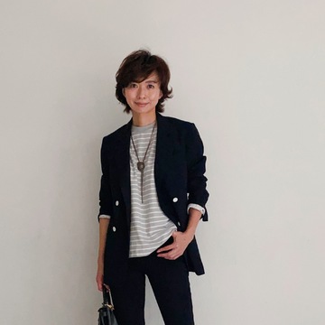 無印良品で見つけたボーダートップス