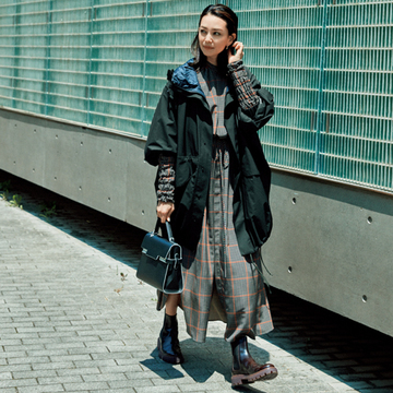 今年は半端丈にも注目！ 旬のバランス感を意識して【村山佳世子さんの最旬コーデ】