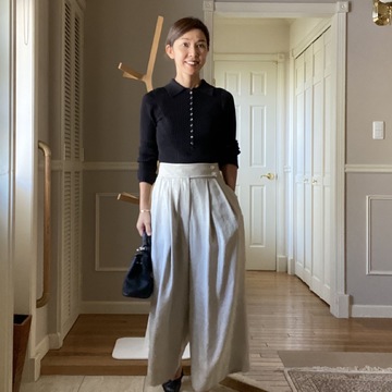 ZARAのプチプラ黒コーデ