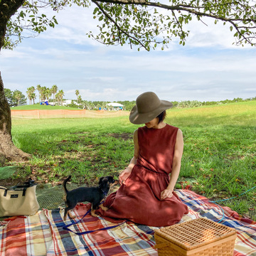 愛犬とピクニック♬
