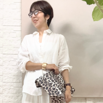 50代上下UNIQLO・GUプチプラ小物コーデ