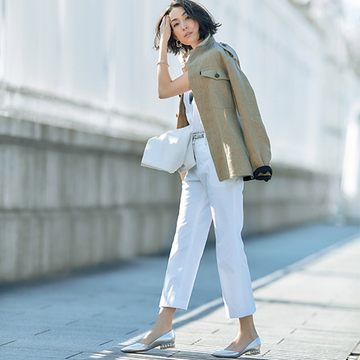 「ポインテッドトゥ」で脚をすっきりきれいに！【春のおすすめフラット靴】