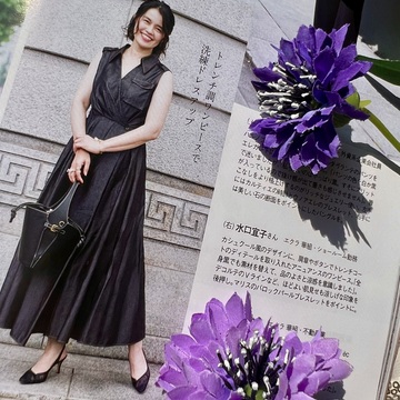 エクラ9月号掲載ワンピースは、この夏マイベストスタイル！