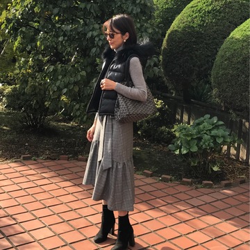 グレンチェック@ZARAコーデ