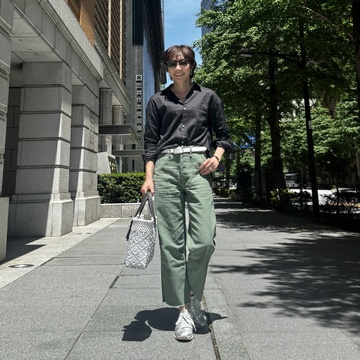 カラーデニムで皇居東御苑散策＆銀座の南米料理レストランでお祝いランチ