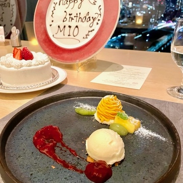 汐留でお誕生日ディナー☆