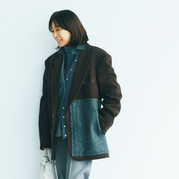 スタイリスト・小川ゆう子さんは「レイヤード」のプロ！ 今季は重ね着バリエも豊富に【おしゃれプロのMyベーシック】