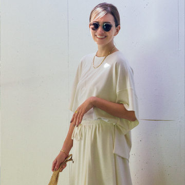 【大人に必要な着映えセットアップ】立体フォルムで体型カバーもかなうワンピタイプが手放せない！