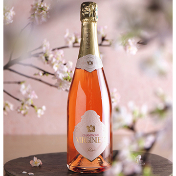 お花見やひな祭りなど、春のイベントに彩りを添える『シャンパーニュ ヴィルジニー T. ロゼ』【今週末、持っていくならこの1本】