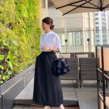 ホテルでのお食事は白いブラウスで in 銀座–୨୧ –