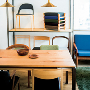 洗練された家具とインテリア　盛岡「Holz」