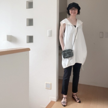 ZARAで見つけた♡フードナイロンワンピース