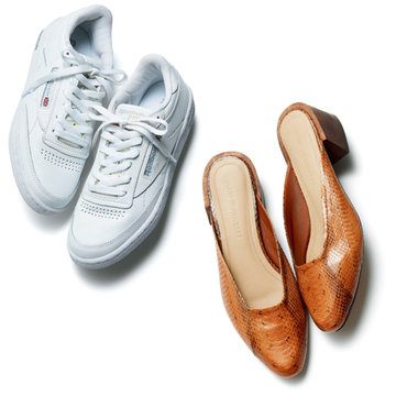 奥泉衣映さんはほどよいクセのある2足をセレクト【おしゃれプロのスニーカーともう一足】