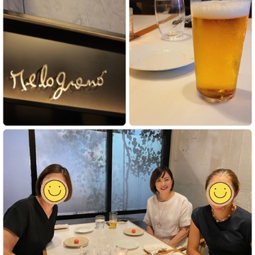 アメリカより一時帰国のママ友と再会のディナー