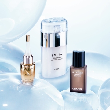 【肌悩み・V字回復美容液】たるみ、ゆるみで顔が四角く見える「下がり老け」には全方位リフト美容液