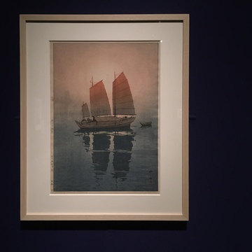 吉田博展で、木版画による世界旅行を。