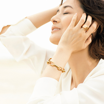 手もとにリッチなアクセント「ポメラート」のローズゴールドブレスレット【富岡佳子のゴールドジュエリー】