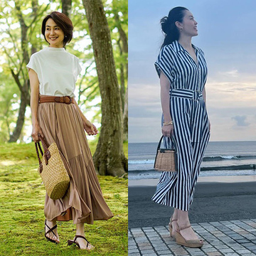 50代夏のお出かけを涼やかに！ アラフィーおしゃれ読者モデル華組「2023夏コーデ」まとめ