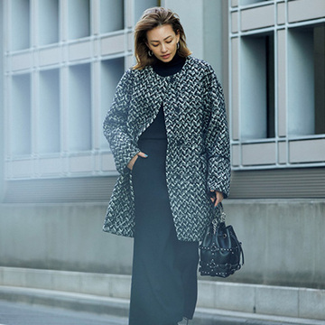 はおるだけで洗練度アップ！ハンサムなツイードコート