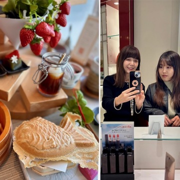 銀座へ娘とおでかけ♪苺が沢山の素敵すぎるアフタヌーンティー♡