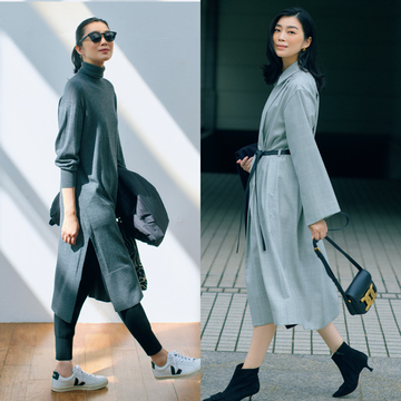 【きれいめに着こなすワンピースコーデ5選】アレンジ自在な「二刀流ワンピース」が真冬に頼れる！