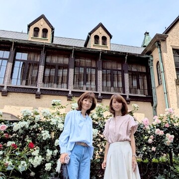 都会の真ん中で薔薇を楽しんで来ました～♡