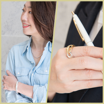 50代のオンとオフを上品に、モードに彩る『ジョージ ジェンセン』のジュエリー【ウェブエクラ編集長シオヤの「あら、素敵☆ 手帖」#16】