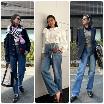 春のデニム3styleで大人きれいめコーデ