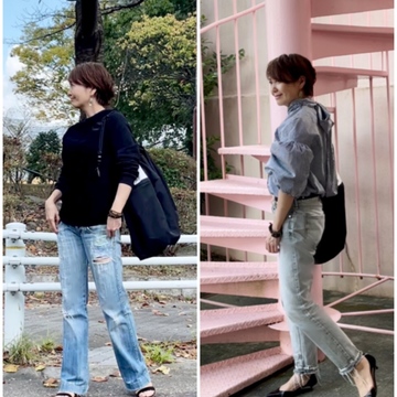 憧れのブレンダのデニム姿を参考に