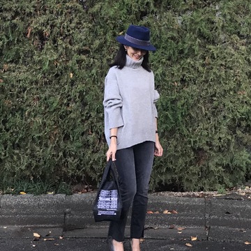 細見え効果抜群のmotherデニム。