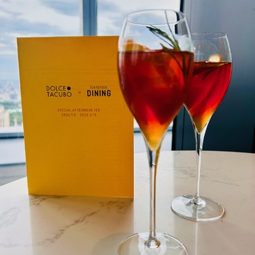 TOKYO NODE DINING で天空のアフタヌーンティー♪