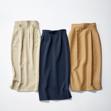 50代、秋冬スタイルに“タイトすぎないタイトスカート”がいい感じな理由とは？