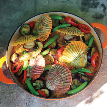 ＜有元くるみさんレシピ＞高知の食材を使った「長太郎貝のパエリア」【有元葉子、美味しいものは高知にあり】